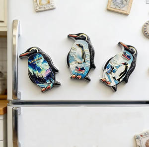 Aimant <span class=keywords><strong>de</strong></span> réfrigérateur en résine 3D en forme <span class=keywords><strong>de</strong></span> pingouin <span class=keywords><strong>de</strong></span> dessin animé personnalisé, décoration créative <span class=keywords><strong>pour</strong></span> la maison et la <span class=keywords><strong>cuisine</strong></span>, <span class=keywords><strong>cadeau</strong></span> souvenir, logo personnalisable - Product Image 6