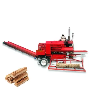 Offre Spéciale!!! Vente de processeur de bois de chauffage 30 tonnes processeur de bois pto avec scie et machine à fendre pour usage domestique