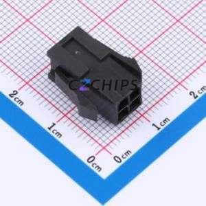 W30022K-4PB123 Housing (Wire-to-Board / Wire-to-Wire) P=3.03mm Connector 2x2P 3.03mm Micro-Fit (MX 3.0) 3.03mm - Product Image 2