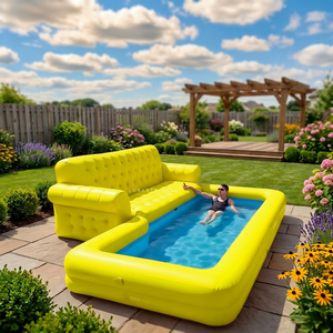Bar Flotante Inflable <span class=keywords><strong>para</strong></span> Piscina - Material de PVC Portátil con Diseño Personalizado <span class=keywords><strong>para</strong></span> Fiestas en la Piscina, Vacaciones en la <span class=keywords><strong>Playa</strong></span> - Product Image 3