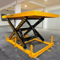 2900kg 3500kg 3800kg Feste Scherenhebebühne Stationäre Scherenhebebühne für Kleine Lager Paletten Be- und Entladung Hebelösung