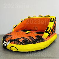 Prix usine gonflable eau remorquable bateau bateau volant gonflable Disco bateau gonflable canapé d'eau pour jeu d'eau