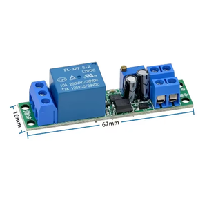 <b>12V</b> Time Delay Relay Module Car Start Delay <b>Switch</b> with Optocoupler Signal Trigger Time Adjustable - Product Image 2