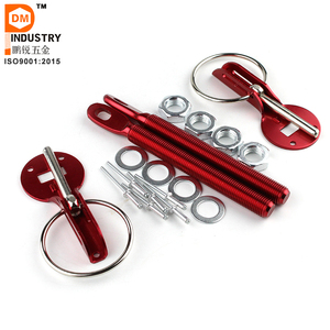 Pasadores de Capó Universales con Cierre Rápido, Accesorios para Automóviles, Kit de Bloqueo de Capó de Motor de Aluminio, Tipo Universal para Autos - Product Image 5