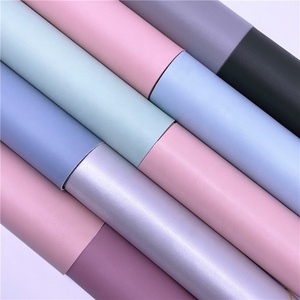 BY8015 sintético 1,8mm cuero de doble cara tapicería de PVC muebles silla bolsos CARTERAS CINTURONES zapatos pendientes sofá lazos para el cabello - Product Image 5