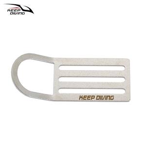 Hebilla de Posicionamiento SSA MK01D Técnica de Acero Inoxidable 316 con Anillo en D Curvo de Montaje Lateral para Correas Japonesas para Equipo de Buceo - Product Image 5