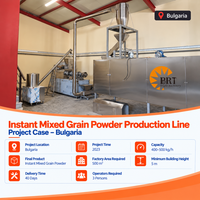 Machine à préparer les aliments pour bébés en acier inoxydable, ligne de production de poudre nutritionnelle, de porridge de maïs instantané et de céréales pour le petit-déjeuner