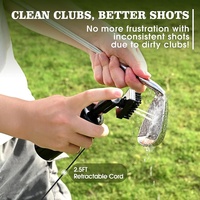 Nouvelle brosse à eau de golf Logo personnalisé de l'usine Bouteille de pulvérisation d'eau en gros Brosse de golf pour le nettoyage des clubs de golf