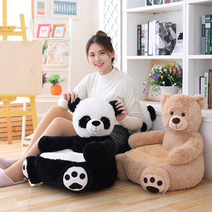 Sedia Divano per Bambini in Peluche Morbido a Forma di Orsetto, Panda, <span class=keywords><strong>Unicorno</strong></span> e Anatra, con Imbottitura in Cotone PP - Regalo Perfetto - Offerta Speciale - Product Image 2