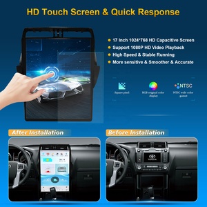 Autoradio Android 17 pouces pour Toyota Prado 2018+ Écran CarPlay 4G LTE Navigation GPS Lecteur multimédia avec garantie de 2 ans - Product Image 2