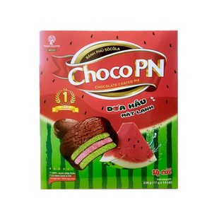 Biscuits sucrés enrobés de chocolat à la pastèque avec remplissage de guimauve Gaufrettes de sucre aromatisées aux œufs Sac en vrac cuit au four - Product Image 6