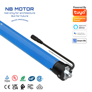 NB MOTOR Panneau <span class=keywords><strong>solaire</strong></span> moderne 59mm AC Moteur tubulaire avec volet roulant de <span class=keywords><strong>garage</strong></span> manuel Charge maximale 800kg - Product Image 2