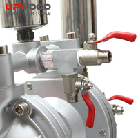Pompe à membrane à double aspiration à air de calibre Offre Spéciale UW-P210B 3/8 '', pompe à membrane pneumatique durable pour encre, colle, peinture