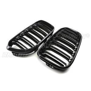 กระจังหน้าคู่หนึ่งสำหรับ BMW ซีรีส์ 1 F20 F21 LCI ปี 2015 2016 2017 2018 ลายคาร์บอนไฟเบอร์ กระจังหน้าทรงไตคู่สำหรับกันชนหน้าแบบรถแข่ง - Product Image 3