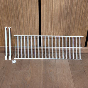 Étagère industrielle en fil métallique robuste-Support de stockage en acier renforcé avec barres de support pour utilisation dans le garage d'un entrepôt - Product Image 6