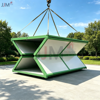 Maison Modulaire Préfabriquée Pliante JJM avec Chambre, Salon et Applications Scolaires – Design Moderne, Respirante et Empilable