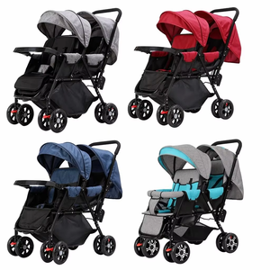 Cochecito de Bebé de Lujo para Viaje de Fábrica OEM/ODM, Carriola Doble Plegable, Coche de Paseo para Bebé - Product Image 3