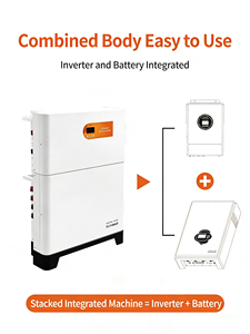 Système de production d'énergie photovoltaïque domestique 5KW 10KW avec stockage, générateur solaire empilable complet pour la maison - Product Image 5