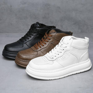 Zapatillas de Moda para Hombre, Aislantes y Cálidas para Otoño e Invierno, Resistentes, Versátiles, Cómodas, con Suela Gruesa y Tacón Alto - Product Image 3