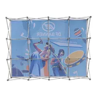 Promotion Portable Backdrop Custom Fabric Aluminum Display Stand 20ft Pop Up A Frame Banner For Event