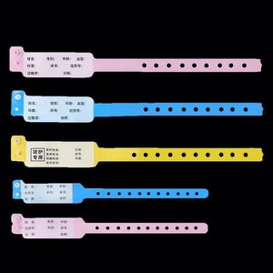 <b>Adjustable</b> Size Disposable PVC Wristband Reusable Wristband Hospital Medical Wristband Promotional Gifts Ticket <b>Bracelets</b> - Product Image 6