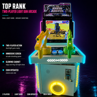 Machine d'arcade de tir à deux pistolets à monnayeur avec écran LCD pour divertissement intérieur des enfants – Simulateur de haute qualité pour deux joueurs