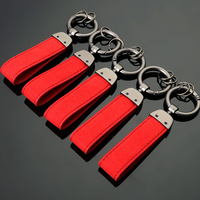 Porte-clés en cuir véritable de luxe, nouveau, à la mode, avec boucle, bibelots de serrurier, pour voiture