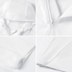 เสื้อแจ็กเก็ตกีฬาสำหรับผู้ชายเสื้อปีนเขาผ้าแห้งเร็วมีฮู้ดห้าสีทึบปรับแต่งโลโก้ได้ - Product Image 4