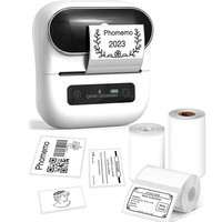 Rouleau d'étiquettes autocollantes thermiques directes personnalisées blanches pour imprimante mobile de poche Phomeo M110 M220