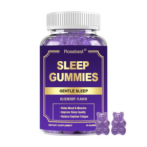 Suplemento Vegano de Marca Privada OEM, Sin Azúcar, Sin Melatonina, Gomitas para Dormir, Apoyo para la Relajación con Magnesio, GABA y L-Teanina - Product Image 1