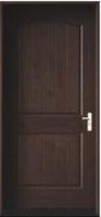 Porte d'entrée extérieure en acier et PVC composite au design moderne personnalisé avec surface finie pour villa