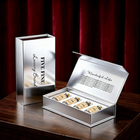 Boîte de luxe à fermeture magnétique pour flacons de peptides, emballage personnalisé pour ampoules de beauté avec insert en mousse EVA