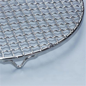 شبكة شواء كورية من الفولاذ المقاوم للصدأ للاستخدام مرة واحدة، شبكة سلكية موسعة لشوي الدجاج، تقنية نسج ومعالجة باللحام - Product Image 6