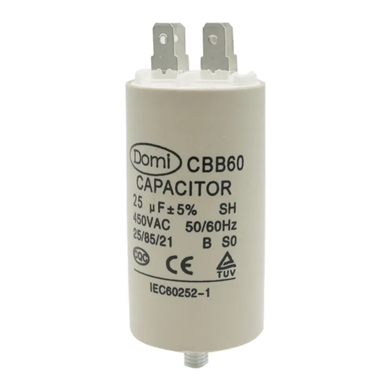 DOMI CBB60 18uf 450v/60uf 300vac Capacitors AC Motor Capacitor Oil Impregnation Plant
