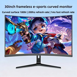Nueva Pantalla Curva de 30 Pulgadas 2K 200Hz <span class=keywords><strong>2560x1080</strong></span> con Panel VA, 1ms de Respuesta, 100% SRGB para Juegos de Computadora 2026 - Product Image 1