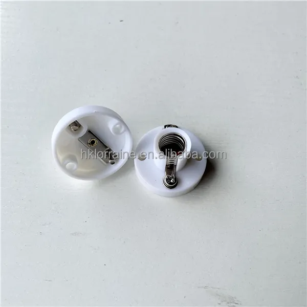 Mini Screw Lamp Base E10 Lamp holder Light Bulb Socket Holder Adapter DIY Flat Lamp Bases Physics Electric Beads Testing Parts