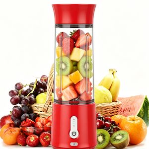 Mixeur personnel portable pour glace pilée, smoothies et jus de fruits, avec fonction extracteur de jus rechargeable pour fruits rouges congelés - Product Image 1