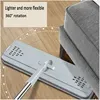 2023 Thiết Kế Mới Rẻ Hơn Hands-Free Làm Sạch Lau Phẳng Hộ Gia Đình Công Cụ Làm Sạch Sợi Nhỏ Sàn Bụi Lau Với Xô - Product Image 5