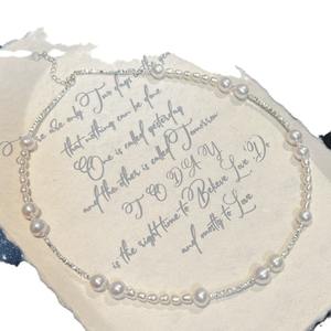 Collar de Perlas de Plata de Ley S925 con Diseño de Cielo Estrellado de Zhizhen Zhuji, Estilo Hada Pura, Sin Colisión, Nuevo Producto - Product Image 5