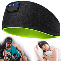 Diadema Inteligente con Bluetooth 5.4, Absorbente de Sudor, para Deportes, 2 en 1 con Antifaz para Dormir, Ideal para Yoga, Correr y Ciclismo, Suministro de Fábrica
