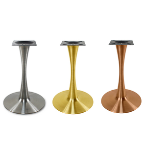 Pieds de <span class=keywords><strong>pied</strong></span> de table de trompette Base de table de <span class=keywords><strong>tulipe</strong></span> Jambe de meuble contemporain Acier inoxydable/fer à manger <span class=keywords><strong>Métal</strong></span> Fer personnalisé OEM Restaurant - Product Image 4