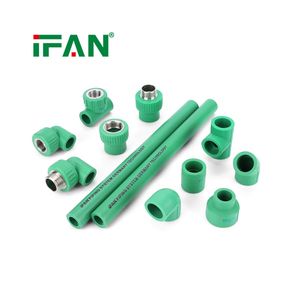 Raccords PPR verts IFAN, prix usine, 20-110 mm, 95 ℃   Raccords PPR résistants aux hautes températures pour radiateurs de chauffage à <span class=keywords><strong>eau</strong></span> <span class=keywords><strong>chaude</strong></span> - Product Image 5