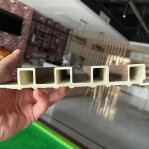 壁パネルクラッディング木材複合材内部溝付きパネルWpc工場直販 - Product Image 3