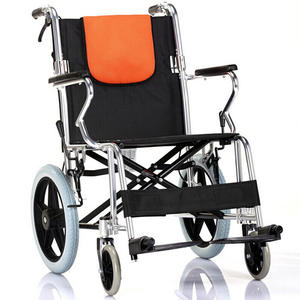 รถเข็นวีลแชร์แบบแมนนวล Yuwell H056C ทำจากอลูมิเนียม น้ำหนักเบา พับได้ พร้อมเบรกมือคู่ สำหรับผู้สูงอายุและผู้พิการ - Product Image 1