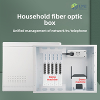 Boîtier de distribution optique FTTH LYE LYX1-08D pour maison intelligente, multimédia, routeur sans fil, boîtier réseau WiFi
