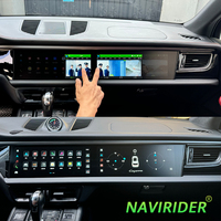 Éclairage d'ambiance pour Porsche Macan 2011-2017, autoradio Android 2din, lecteur multimédia vidéo pour voiture, HU 8G+256GB, 4G, double écran, Carplay