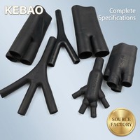 Bottes moulées thermorétractables d'usine Raychem 301A022 301A028 Équivalentes aux pièces moulées Tube de botte