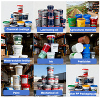 Seau en plastique de 5 gallons avec logo personnalisé, livraison rapide, 10L, 16L, 18L, 20L, seaux à peinture, fûts vides à vendre