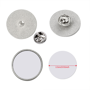 Badge en métal personnalisé avec photo/<span class=keywords><strong>texte</strong></span>/graphique, badge professionnel personnalisé, badges vierges en métal ronds dorés, badge <span class=keywords><strong>de</strong></span> sublimation pour revers - Product Image 6