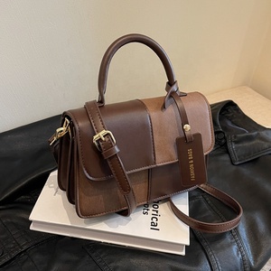 Mode Simple Nouveau Plaid <span class=keywords><strong>Roman</strong></span> Femmes Sac Messenger à Épaule Unique - Product Image 2
